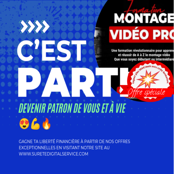 Formation complète en montage Vidéo