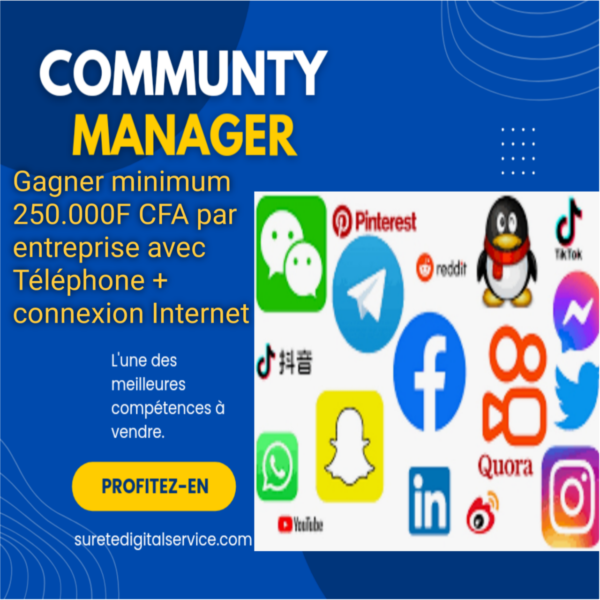 Formation en Community Manager