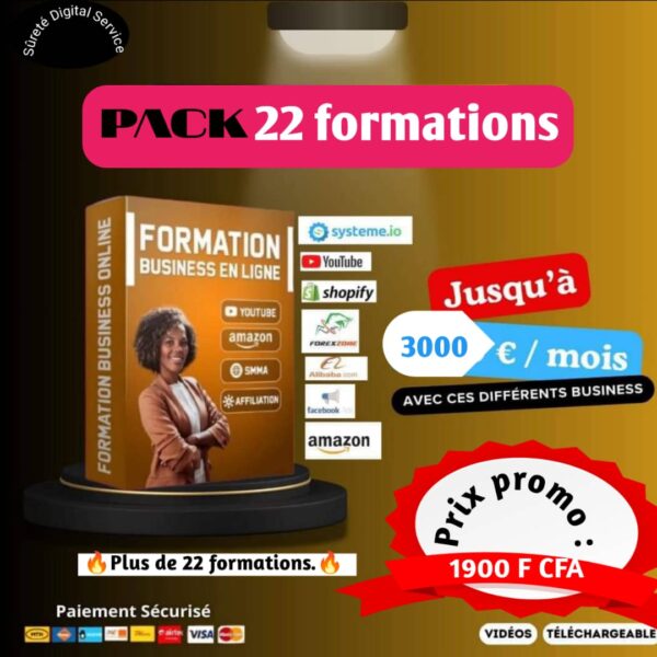 PACK DE PLUSIEURS FORMATIONS POUR VOTRE SUCCES