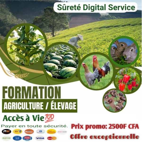 Pack de formation en agriculture et élevage